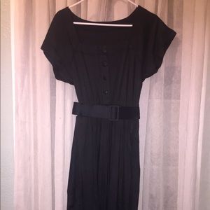 Vintage style black dress